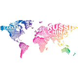 Раскраски Карта мира