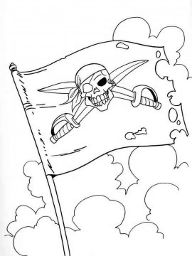 Раскраска Пираты-39