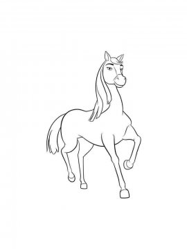Раскраска Лошадь 42 - Бесплатно распечатать
