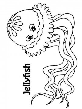 Раскраска Медуза 18 - Бесплатно распечатать