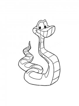 Раскраска Змея 32 - Бесплатно распечатать