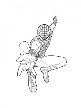Раскраска Человек паук