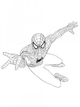 Раскраска Человека паука