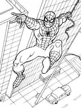 Раскраска Spiderman
