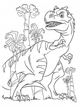 Раскраска Динозавр-45