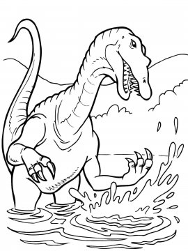 Раскраска Динозавр-72
