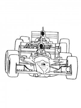 Раскраска Формула 1-6