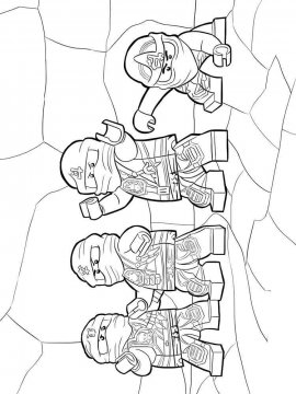 Раскраска Лего Ниндзяго-12