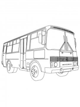 Раскраска Автобус-26
