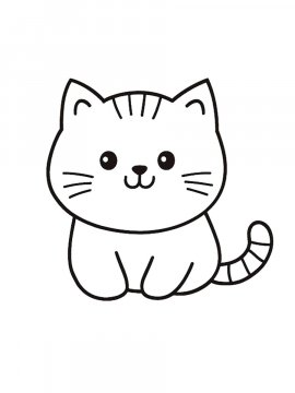 Раскраска Кот