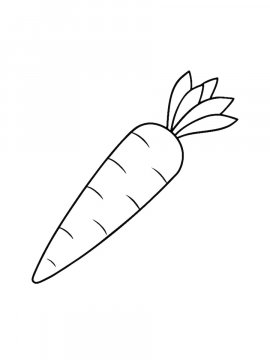 Раскраска Морковь