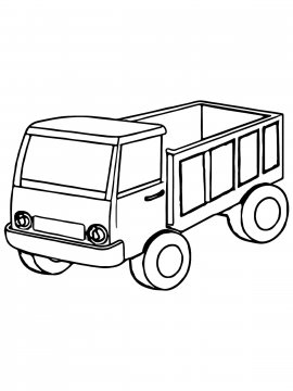 Раскраска Самосвал