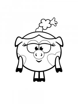 Раскраска Нюша