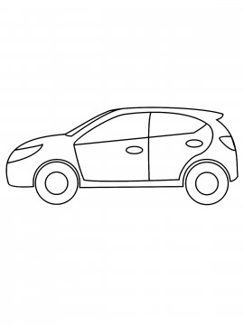 Раскраска Автомобиль