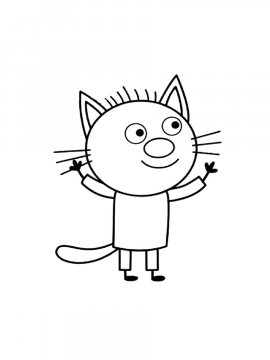 Раскраска Коржик