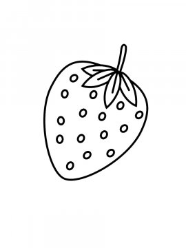 Раскраска Ягодка