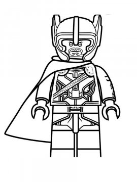 Раскраска LEGO Тор 5 - Бесплатно распечатать