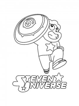 Раскраски Вселенная Стивена - Бесплатно распечатать
