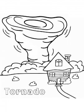 Раскраска Торнадо 5 - Бесплатно распечатать