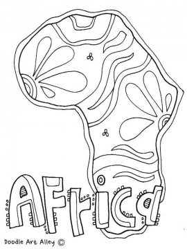 Раскраска Африка 2 - Бесплатно распечатать