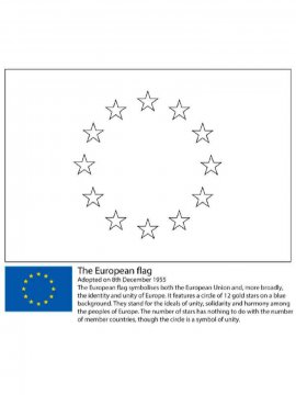 Раскраска Европа 5 - Бесплатно распечатать