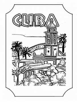 Раскраска Куба 2 - Бесплатно распечатать
