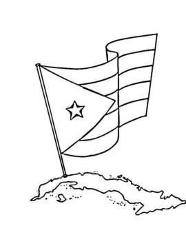 Раскраска Куба 5 - Бесплатно распечатать