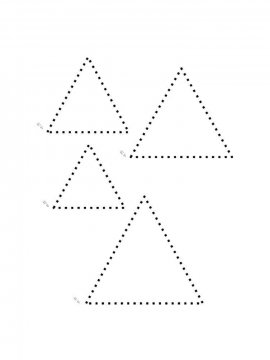 Раскраска Треугольник 6 - Бесплатно распечатать
