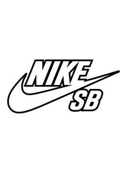 Раскраска Nike 6 - Бесплатно распечатать