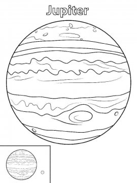 Раскраска Планета 6 - Бесплатно распечатать