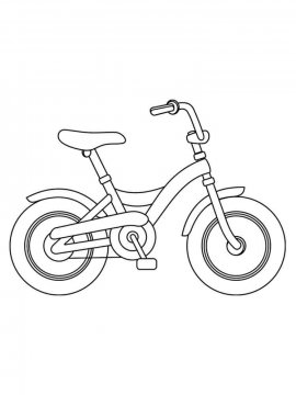 Раскраска Велосипед 19 - Бесплатно распечатать