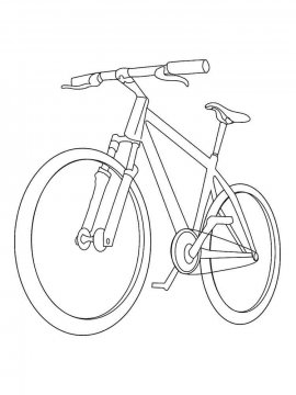 Раскраска Велосипед 20 - Бесплатно распечатать