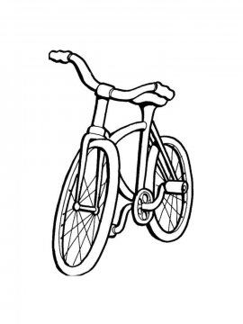 Раскраска Велосипед 21 - Бесплатно распечатать