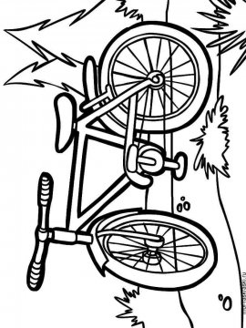 Раскраска Велосипед 8 - Бесплатно распечатать