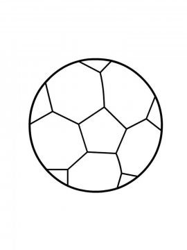 Раскраска Мяч 28 - Бесплатно распечатать