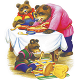 Раскраски Три медведя