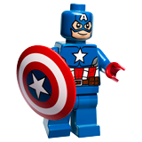 Раскраски LEGO Капитан Америка