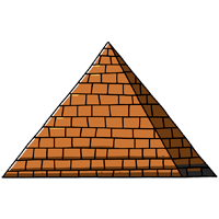 Раскраски Пирамида
