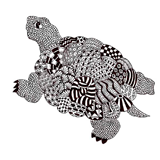 Раскраски Черепаха антистресс