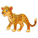Раскраски Леопард для детей