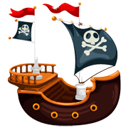 Раскраски Пиратский корабль