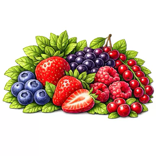 Раскраски Ягоды