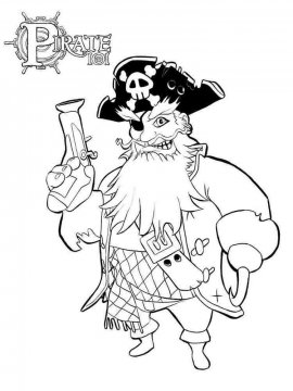 Раскраска Пираты-2