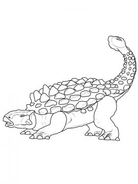 Раскраска Анкилозавр 2 - Бесплатно распечатать