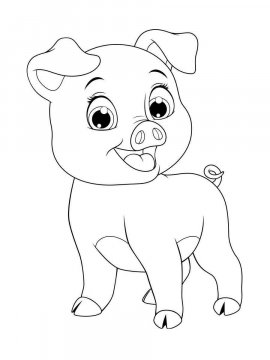 Раскраска Детеныши Животных 12 - Бесплатно распечатать