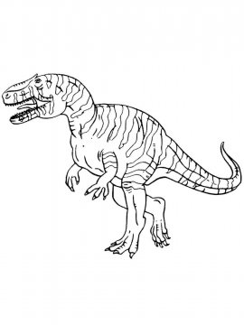 Раскраска Гигантозавр 4 - Бесплатно распечатать