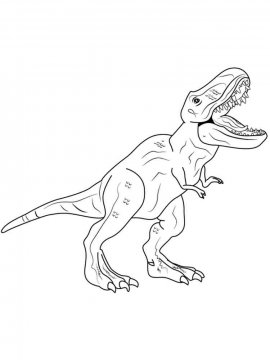 Раскраска Тираннозавр 19 - Бесплатно распечатать