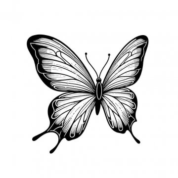 Раскраска Бабочка 57 - Бесплатно распечатать