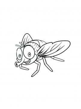 Раскраска Добрая муха