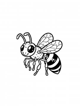 Раскраска Оса 27 - Бесплатно распечатать